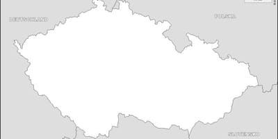 Tsjechië overzichtskaart
